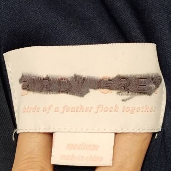 Birdy Grey Lianna Bridesmaid Dress Pockets Navy Blue Medium - Picture 8 of 13